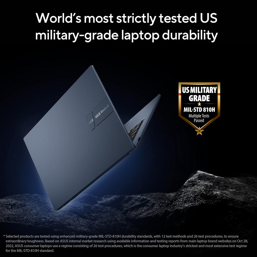 ASUS 2023 Vivobook 14 Laptop, 14' FHD (1920 x 1080) Display, Intel Core i5-1235U CPU, Intel Iris Xᵉ Graphics, 8GB RAM, 256GB SSD, Windows 11 Home, Quiet Blue, F1404ZA-AS51