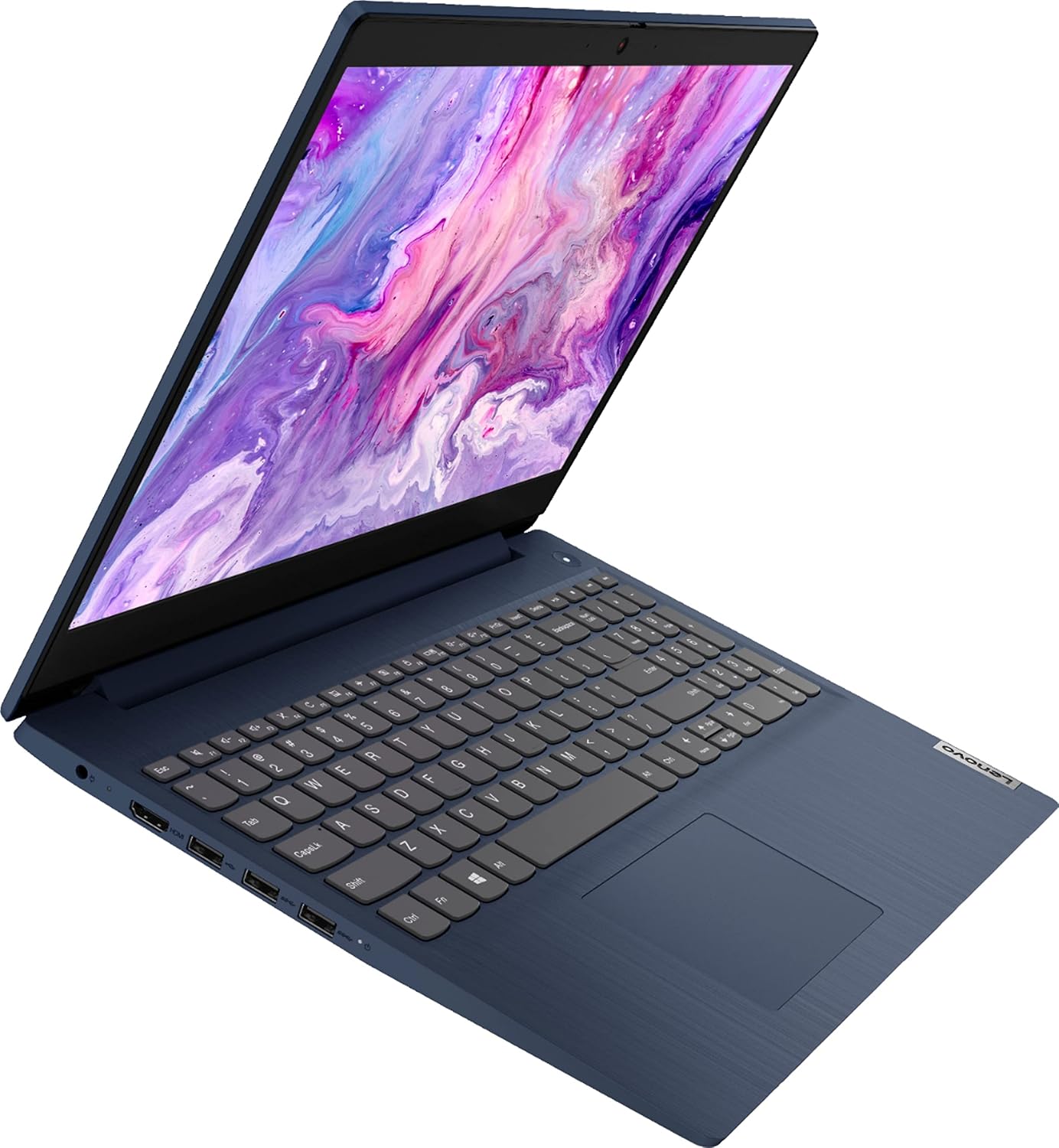 Lenovo IdeaPad 3 15.6' HD (1366x768) Touchscreen Laptop, Intel Core i5-10210U, 1.6GHz, 8GB RAM, 512GB SSD, Windows 10 Home, Abyss Blue