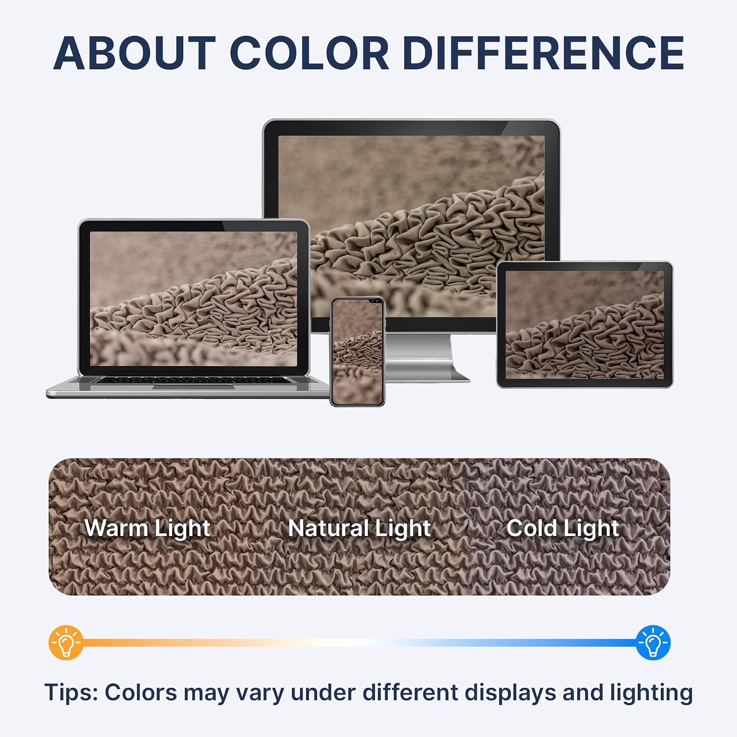 PAULATO BY GA.I.CO. Stretch Sofa Slipcover 1-Piece Elastic Couch Covers for 3-Seater & 4-Seater Sofa Loveseat Armchair Non-Slip Cover Machine Washable Protector – Marsala (86'-120' Wide)