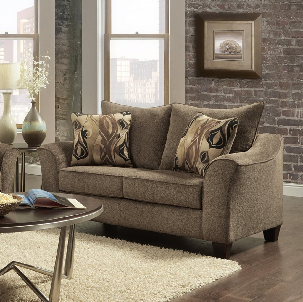 Roundhill Furniture Camero Cafe Sofa And Loveseat Set