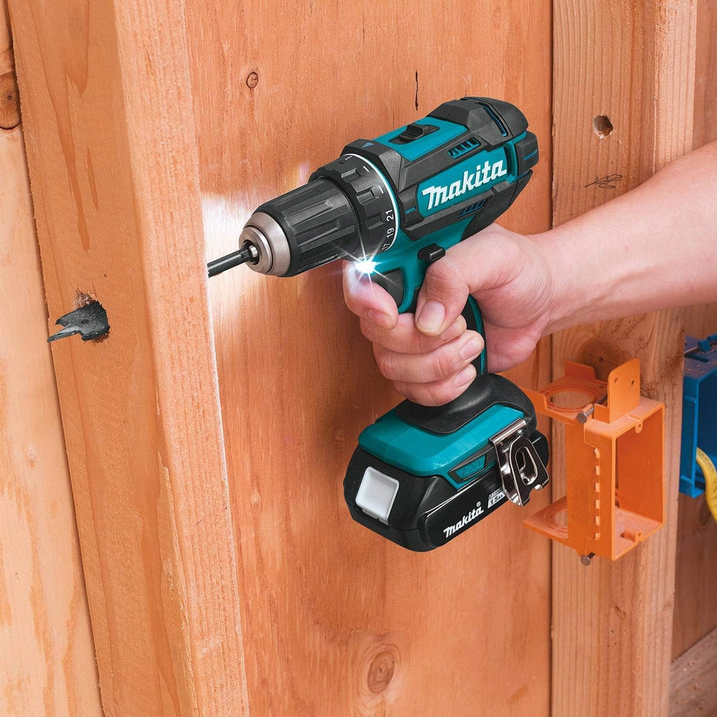 Makita CT225SYX-R 18V LXT Brushed Lithium-Ion 1/2 in. Cordless Drill Driver/1/4 in. Impact Driver Combo Kit with 2 Batteries (1.5 Ah) (Renewed)