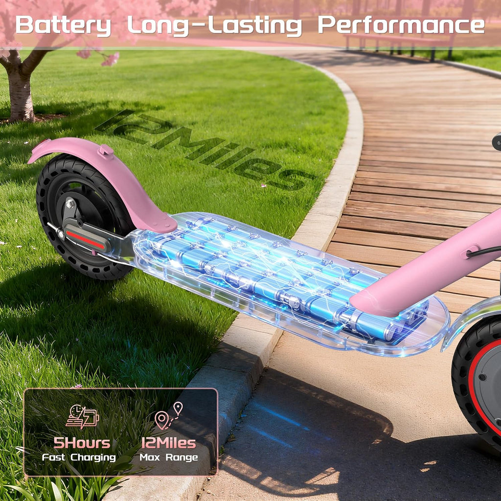 MAXSHOT Electric Scooter Adults & Big Kids, Top Speed 9/16/19MPH, 10/12/16/19Miles Range, 6.5'/8.5' Tires Folding Escooter, APP Control