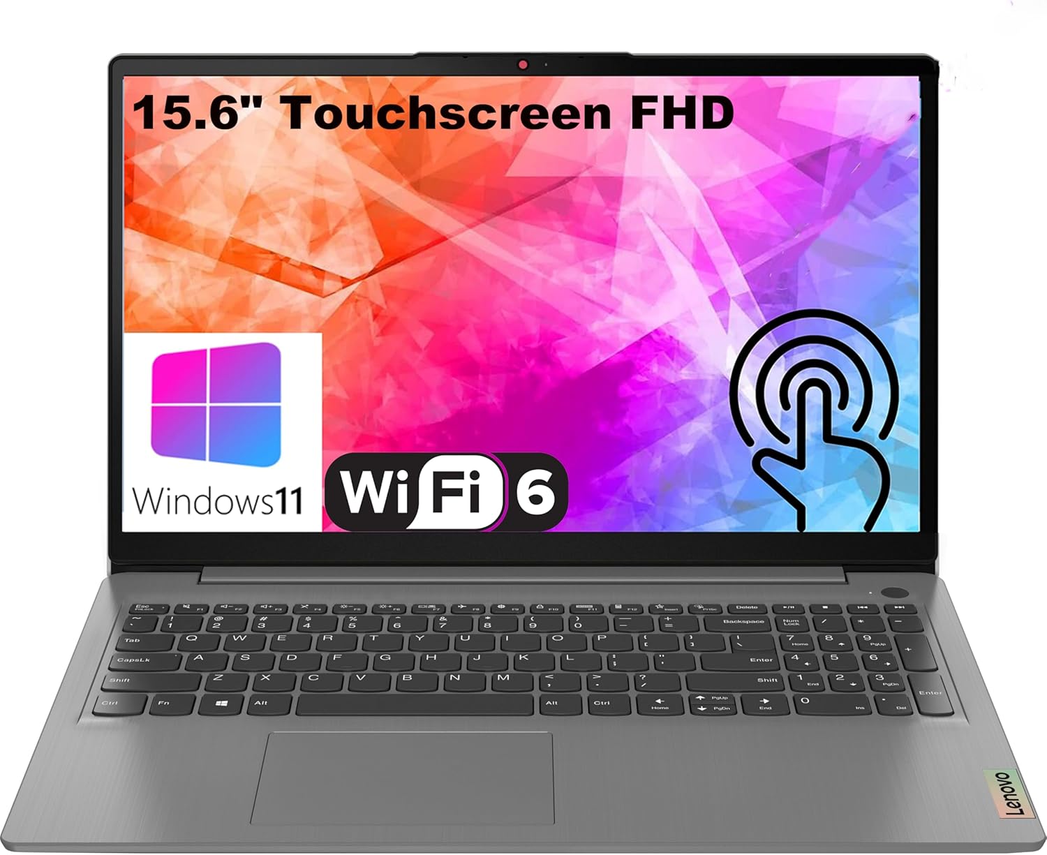 Lenovo IdeaPad 3i 15.6' Touchscreen FHD Laptop Computer, Intel Core i3-1115G4 (Beat i5-10210U), 16GB DDR4 RAM, 1TB PCIe SSD, WiFi 6, Bluetooth 5.1, Arctic Grey, Windows 11 S