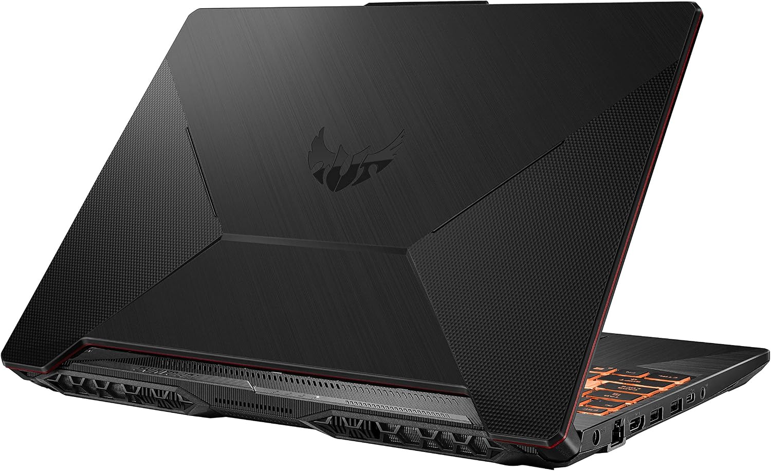 ASUS TUF Gaming A15 Gaming Laptop, 15.6â€ 144Hz Full HD IPS-Type Display, AMD Ryzen 5 4600H, GeForce GTX 1650 Ti, 8GB DDR4, 512GB PCIe SSD, RGB Keyboard, Windows 10 Home, Bonfire Black, FA506II-AS53