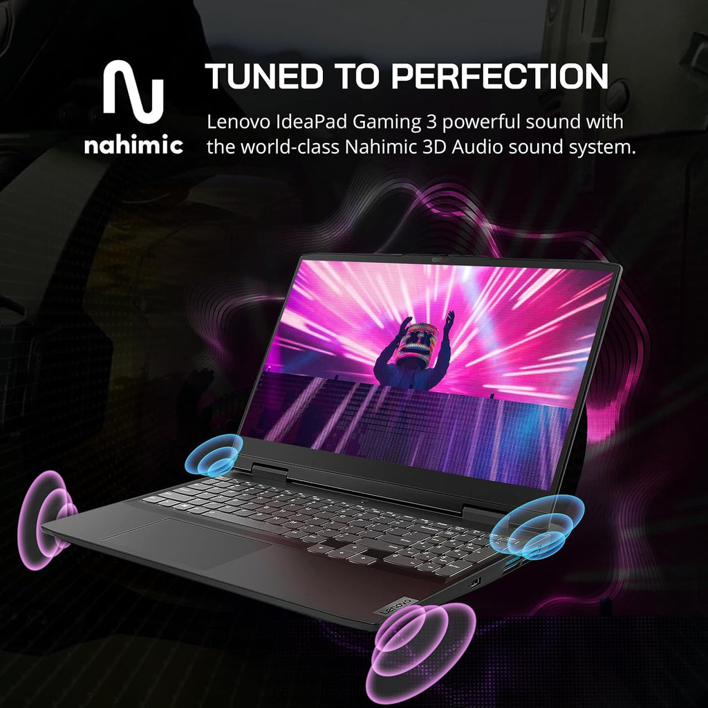 LENOVO IdeaPad Gaming 3 Gaming Laptop, 15.6' FHD 120Hz Display, AMD Ryzen 5 6600H, 64GB RAM, 2TB PCIe SSD, NVIDIA GeForce RTX 3050, Backlit Keyboard, Onyx Gray, Win 11, 32GB USB Card