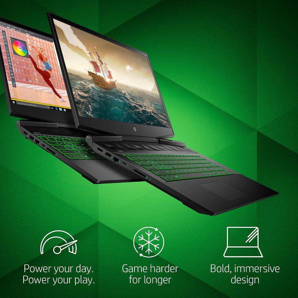 HP Pavilion Gaming 15.6-Inch Laptop, Intel Core i5-9300H, NVIDIA GeForce GTX 1650, 12GB RAM, 256GB SSD, Windows 10 (15-dk0041nr, Black)