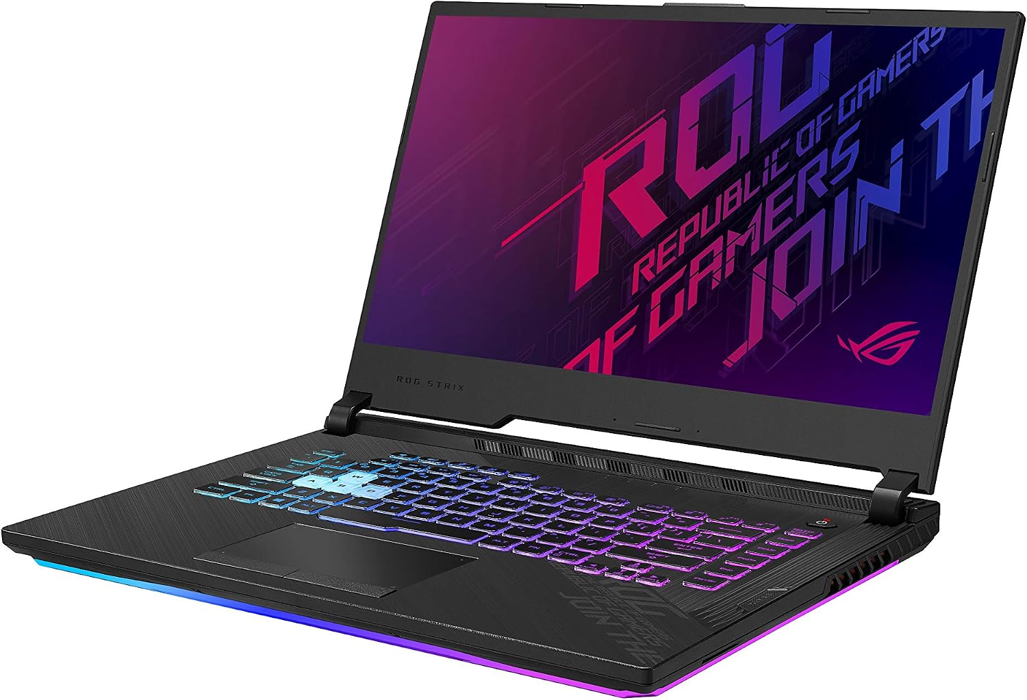 ASUS ROG Strix G15 (2020) Gaming Laptop, 15.6' 144Hz FHD IPS Type Display, NVIDIA GeForce RTX 2060, Intel Core i7-10750H, 16GB DDR4, 512GB PCIe NVMe SSD, RGB Keyboard, Windows 10 Home, G512LV-ES74