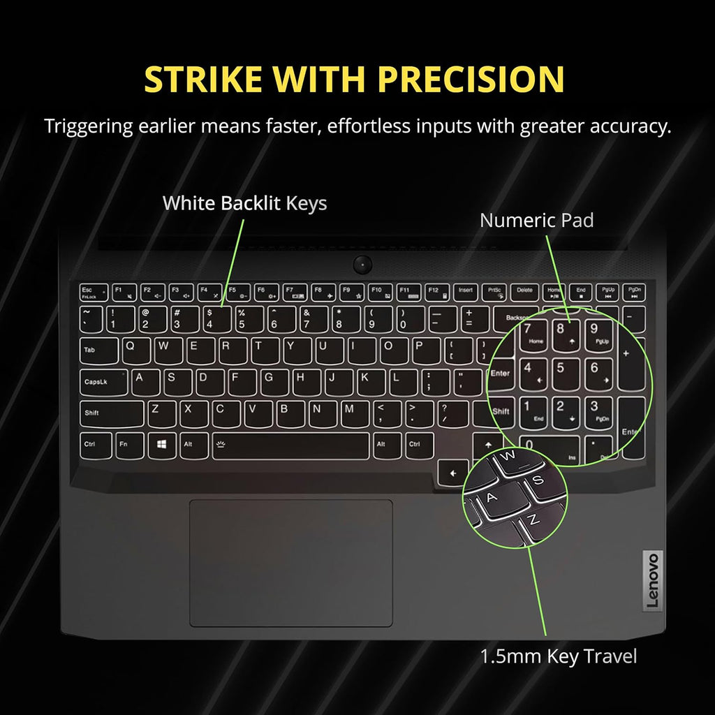 Lenovo IdeaPad Gaming 3 15.6' FHD 120Hz Laptop, AMD Ryzen 5 5600H, 16GB RAM, 1TB SSD, NVIDIA GeForce GTX 1650, Backlit Keyboard, Wi-Fi, Bluetooth, Black, Win 11 Pro, 32GB Hotface USB Card (Renewed)