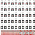 SAFBY 50 Keyed Different Lockout Tagout Locks with 50 Lock Out Tag Out Tags - Loto Safe Padlocks for Lock Out Tag Out Stations and Devices (1-50 Black)