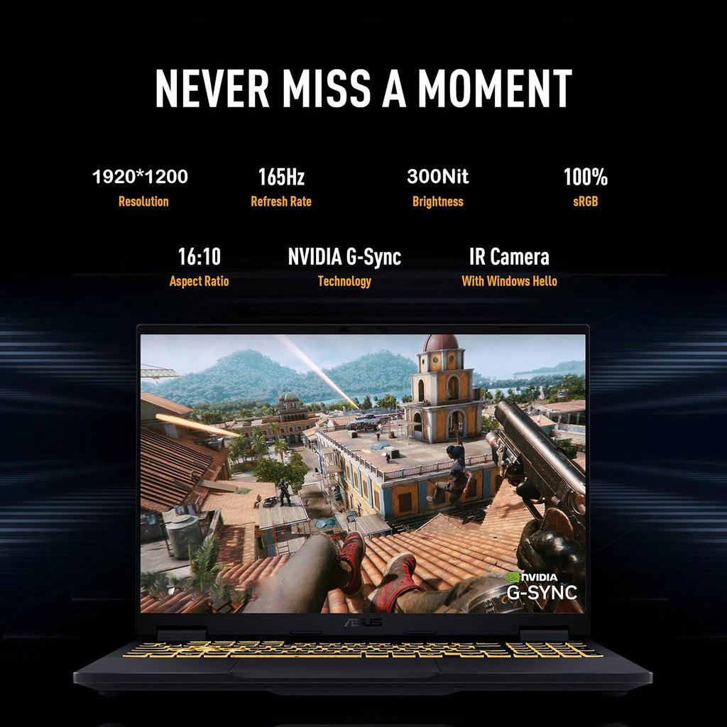 ASUS TUF F16 Gaming Laptop, NVIDIA GeForce RTX 5060, 14 Gen Intel 16-Core i7-14650HX, 16' FHD+ 165Hz Anti-Glare Display, Backlit Keyboard, 32GB DDR5 RAM, 1TB SSD, Win 11 Pro, WiFi 6E, w/Accessories