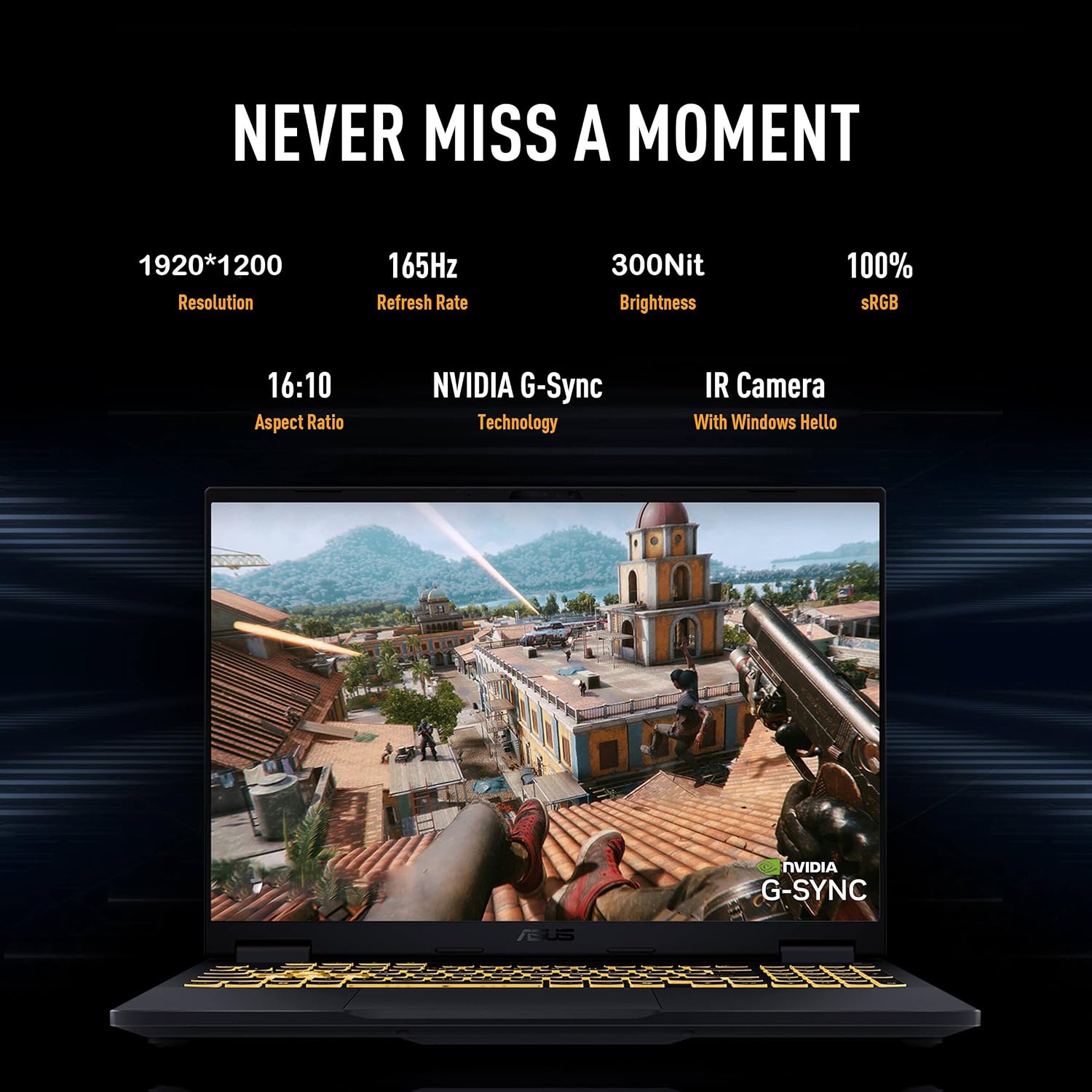 ASUS TUF F16 Gaming Laptop, NVIDIA GeForce RTX 5060, 14 Gen Intel 16-Core i7-14650HX, 16' FHD+ 165Hz Anti-Glare Display, Backlit Keyboard, 32GB DDR5 RAM, 1TB SSD, Win 11 Pro, WiFi 6E, w/Accessories