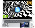 HP OmniBook 7 17.3' (Next Gen Envy17) AI Copilot PC Touchscreen Gaming Laptop, GeForce RTX 4050, Intel Evo 8-Core Ultra 7 258V(>Ultra 9 185H), 5MP Webcam, W/512GB PSD&Stylus, Win11 PRO(32GB|1TB SSD)