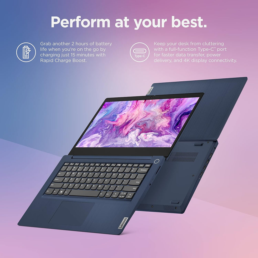Lenovo - 2022 - IdeaPad 3i - Everyday Laptop Computer - Intel Core i5 12th Gen - 14.0' FHD Display - 8GB Memory - 256GB Storage - Windows 11 Home