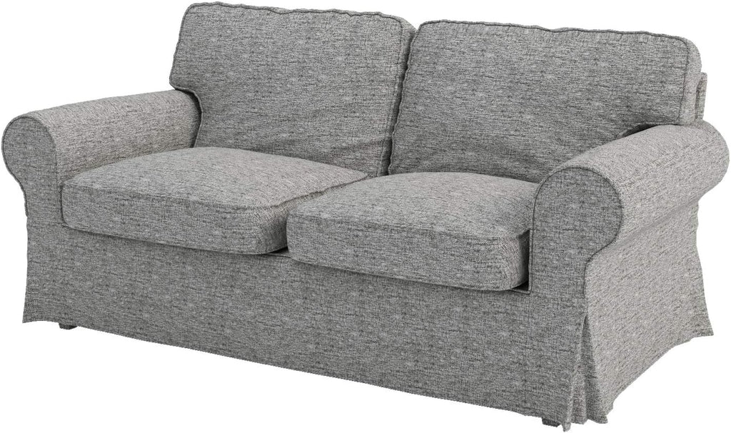 Custom Slipcover Replacement Polyester Flax Ektorp Loveseat Cover Replacement is Made Compatible for IKEA Ektorp Loveseat Sofa Slipcover(Polyester Flax Loveseat)