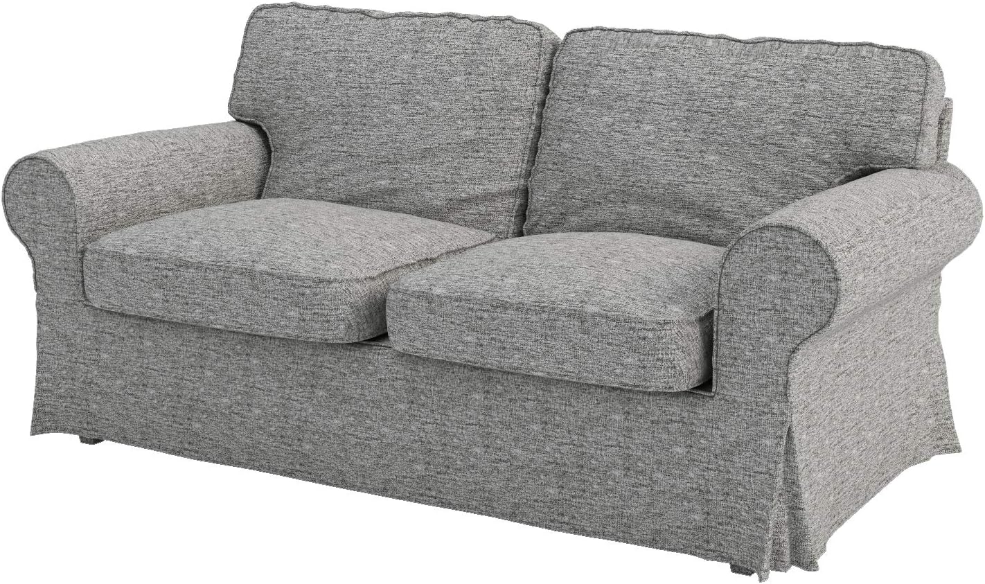 Custom Slipcover Replacement Polyester Flax Ektorp Loveseat Cover Replacement is Made Compatible for IKEA Ektorp Loveseat Sofa Slipcover(Polyester Flax Loveseat)