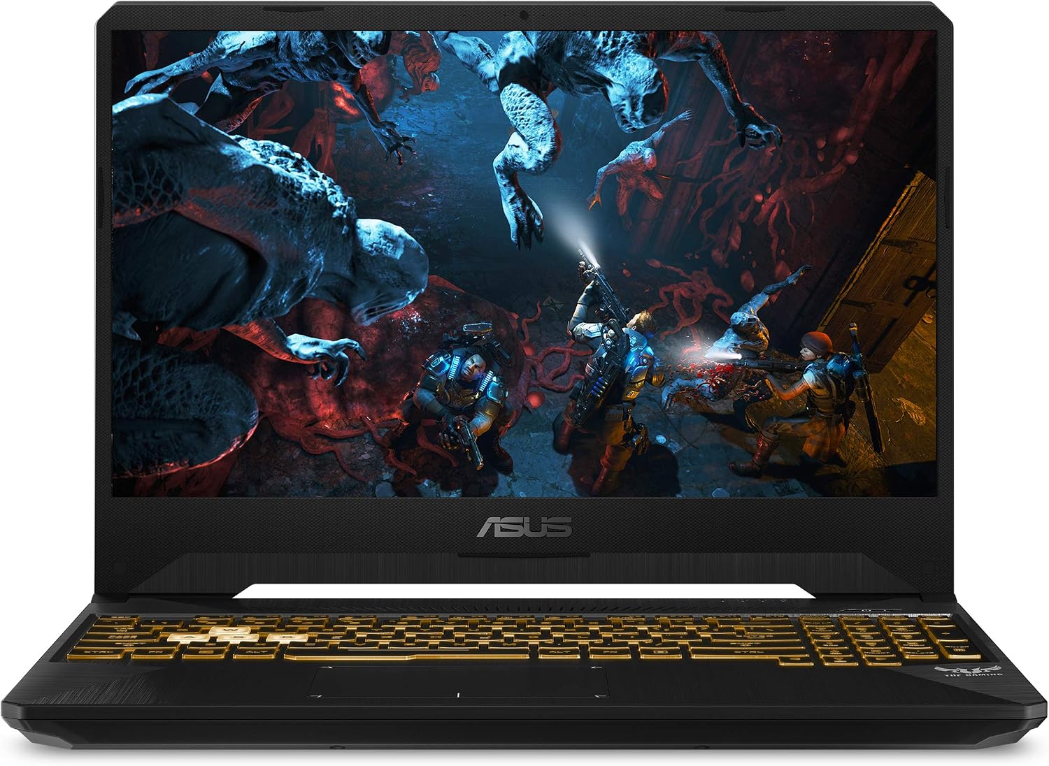 Asus TUF Gaming Laptop, 15.6' Full HD IPS-Type, Intel Core i7-9750H, GeForce GTX 1650, 8GB DDR4, 512GB PCIe SSD, Gigabit Wi-Fi 5, Windows 10 Home, TUF505GT-AH73