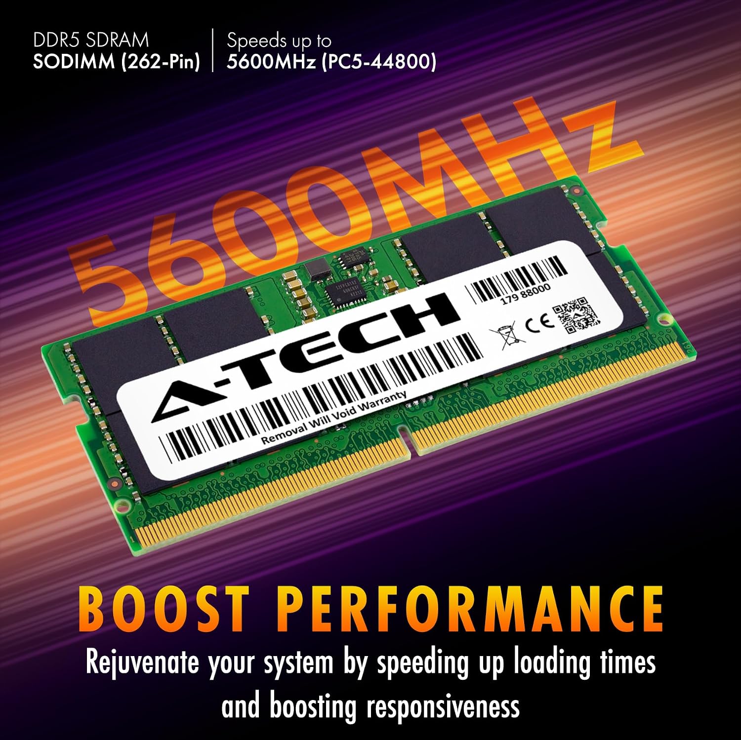 A-Tech 16GB RAM for ASUS ROG Strix G18 (2025) G815, G815LW, G815LR, G815LP, G815JPR Gaming Laptop | DDR5 5600MHz PC5-44800 SODIMM 1.1V 262-Pin Non-ECC SO-DIMM Memory Upgrade
