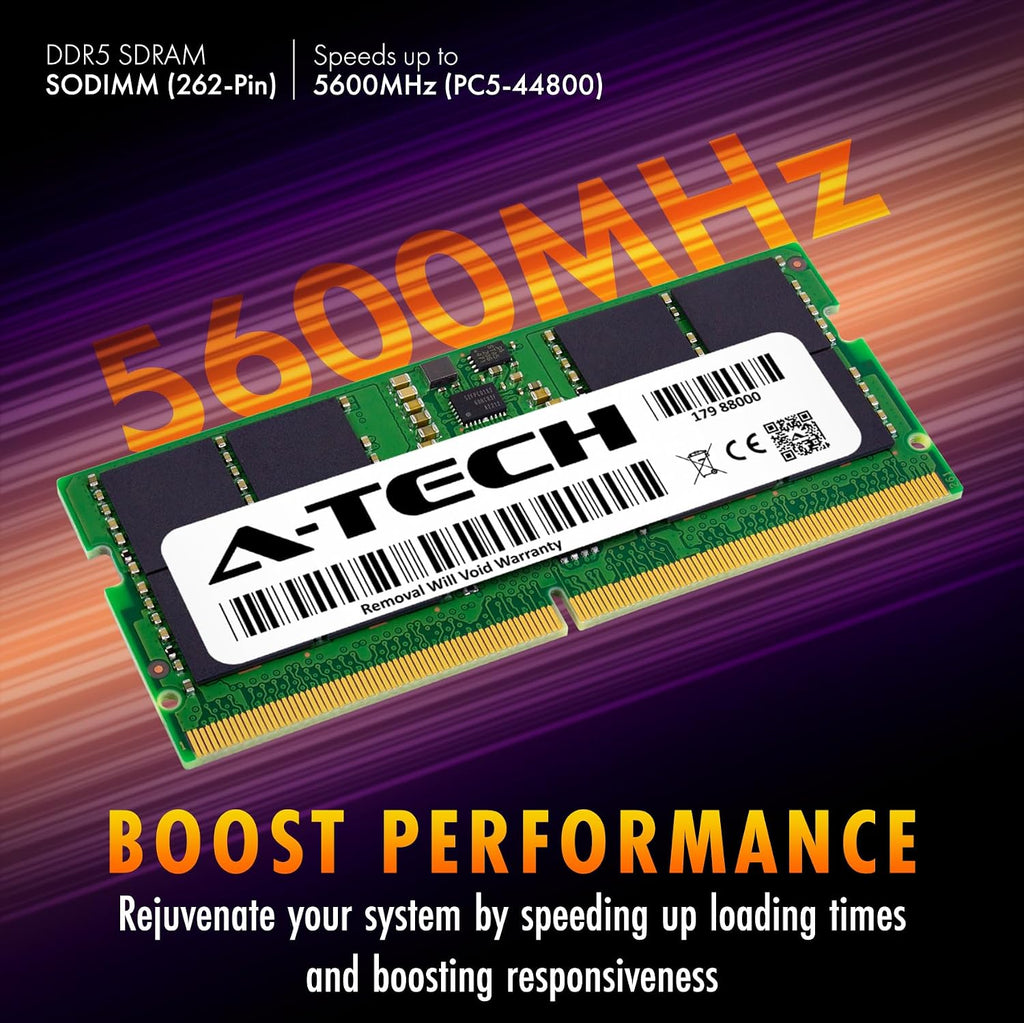 A-Tech 96GB Kit (2x48GB) RAM for ASUS ROG Strix G18 (2025) G815, G815LW, G815LR, G815LP, G815JPR Gaming Laptop | DDR5 5600MHz PC5-44800 SODIMM 2Rx8 1.1V 262-Pin Non-ECC SO-DIMM Memory Upgrade