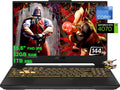 Asus TUF F15 Gaming Laptop 15.6' FHD 144Hz Intel 14-Core i7-12700H (Beat i9-11950H) 32GB RAM 1TB SSD GeForce RTX 4070 8GB Graphic Backlit Thunderbolt 4 USB-C Win11 Grey + HDMI Cable