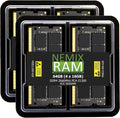 NEMIX RAM 64GB (4X16GB) DDR4 2666MHZ PC4-21300 2Rx8 1.2V CL19 260-PIN ECC Unbuffered SODIMM NAS Memory KIT Compatible with Synology DiskStation DS3617xsII