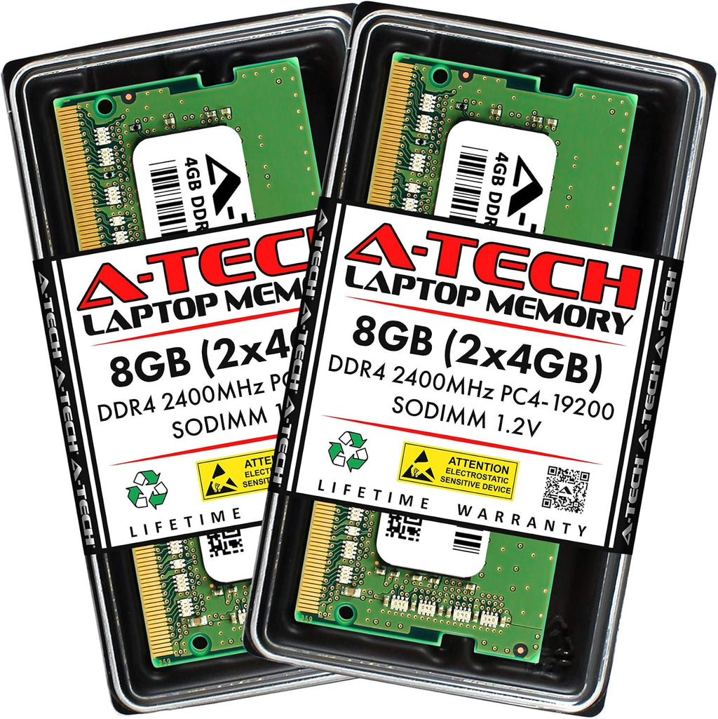 A-Tech 8GB Kit (2x4GB) RAM for Acer Nitro 5 Gaming Laptop | DDR4 2400MHz SODIMM PC4-19200 (PC4-2400T) Memory Upgrade Modules