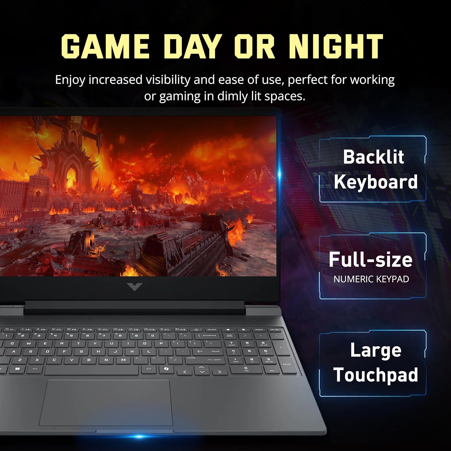 HP Victus 15 15.6' FHD 144Hz Gaming Laptop, AMD Ryzen 7 7445HS, GeForce RTX 4050, 16GB DDR5, 2TB Storage(1TB SSD&1TB Docking Station Set), Backlit Keyboard, Copilot, Wi-Fi 6, Win 11 Pro, Silver