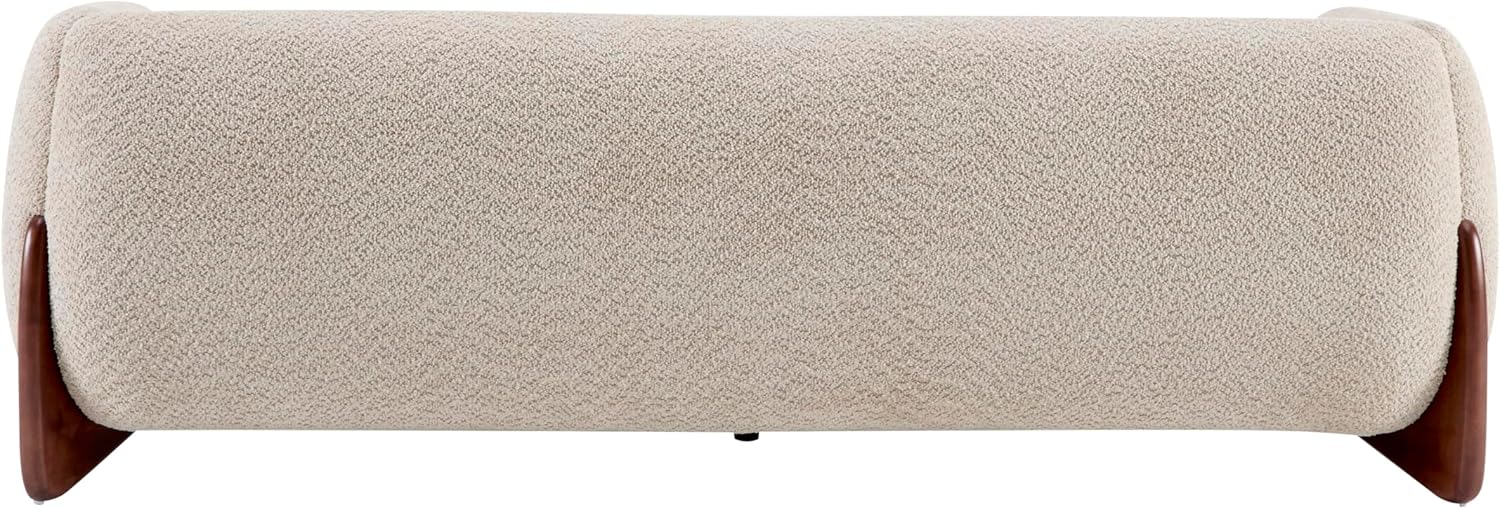 Christopher Knight Home Almab 82 Inches Sofa Couch, Cozy Boucle Upholstered 3-Seater Sofa, Wood Frame Couch, Comfy Couches for Living Room and Office, Modern Sofa, Lounge Seating, Almond