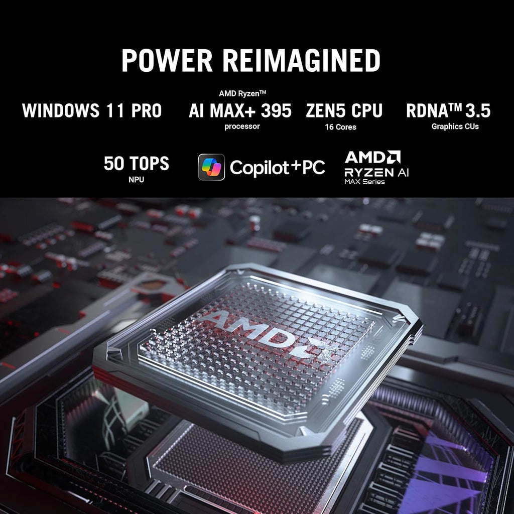 ASUS ROG Flow Z13 (2025) Gaming Laptop, 13' ROG Nebula 16:10 2.5K 180Hz/3ms, AMD Ryzen AI MAX+ 395, RDNA 3.5 Graphics, 128GB LPDDR5X 8000MHz, 1TB PCIe Gen 4 SSD, Wi-Fi 7, Win 11 Pro, GZ302EA-XS99