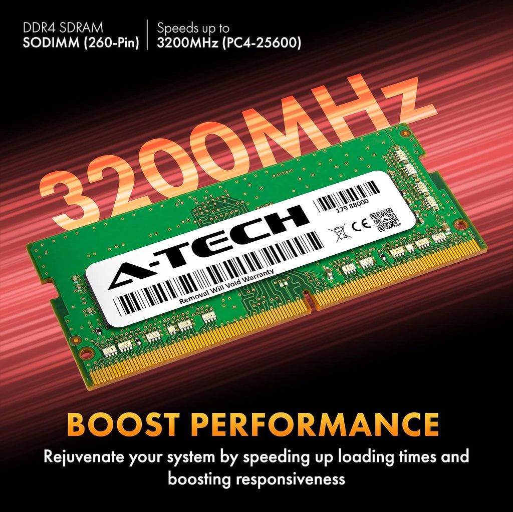 A-Tech 16GB Kit (2x8GB) RAM for Dell Alienware m15 R6, m15 R5, x17 R1 Gaming Laptop | DDR4 3200MHz PC4-25600 SODIMM 1.2V 260-Pin Non-ECC SO-DIMM Memory Upgrade
