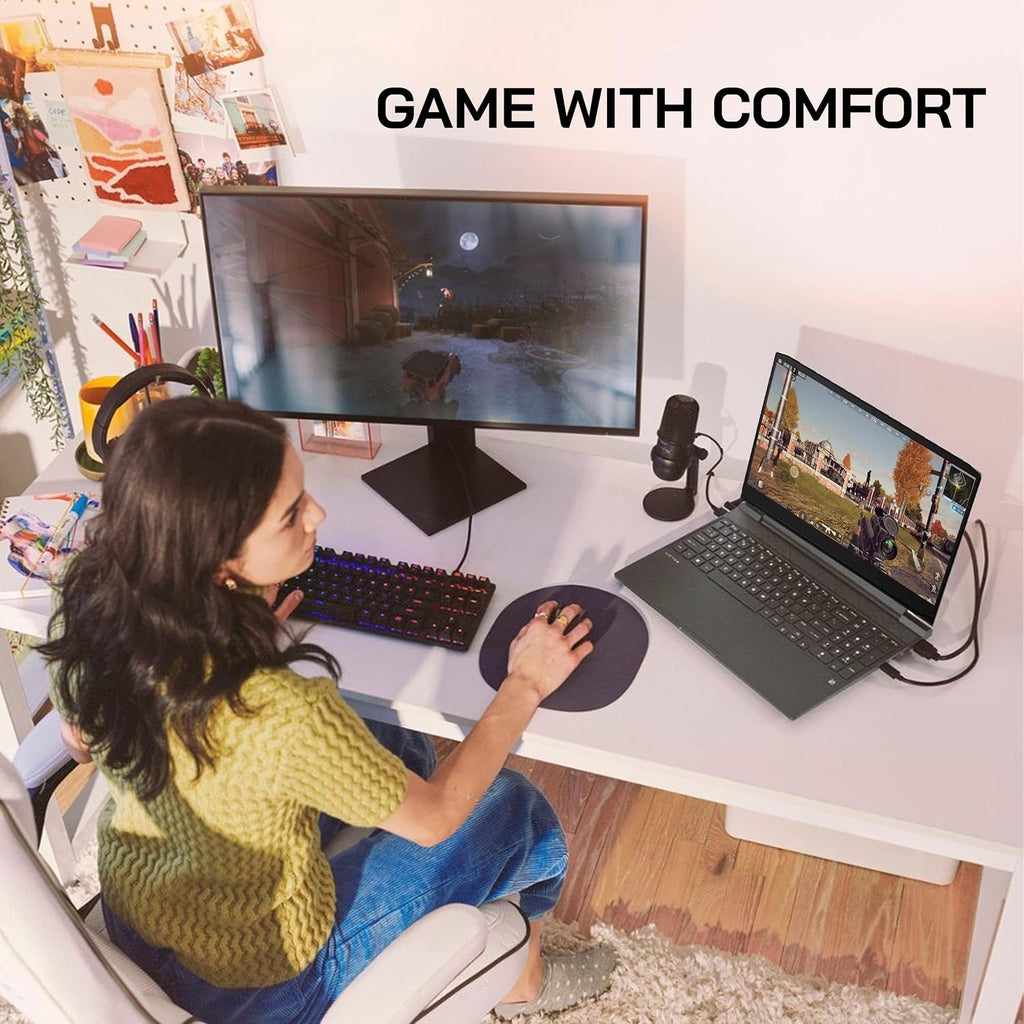 Lenovo IdeaPad Gaming 3 15.6' FHD 120Hz Laptop, AMD Ryzen 5 5600H, 16GB RAM, 1TB SSD, NVIDIA GeForce GTX 1650, Backlit Keyboard, Wi-Fi, Bluetooth, Black, Win 11 Pro, 32GB Hotface USB Card (Renewed)