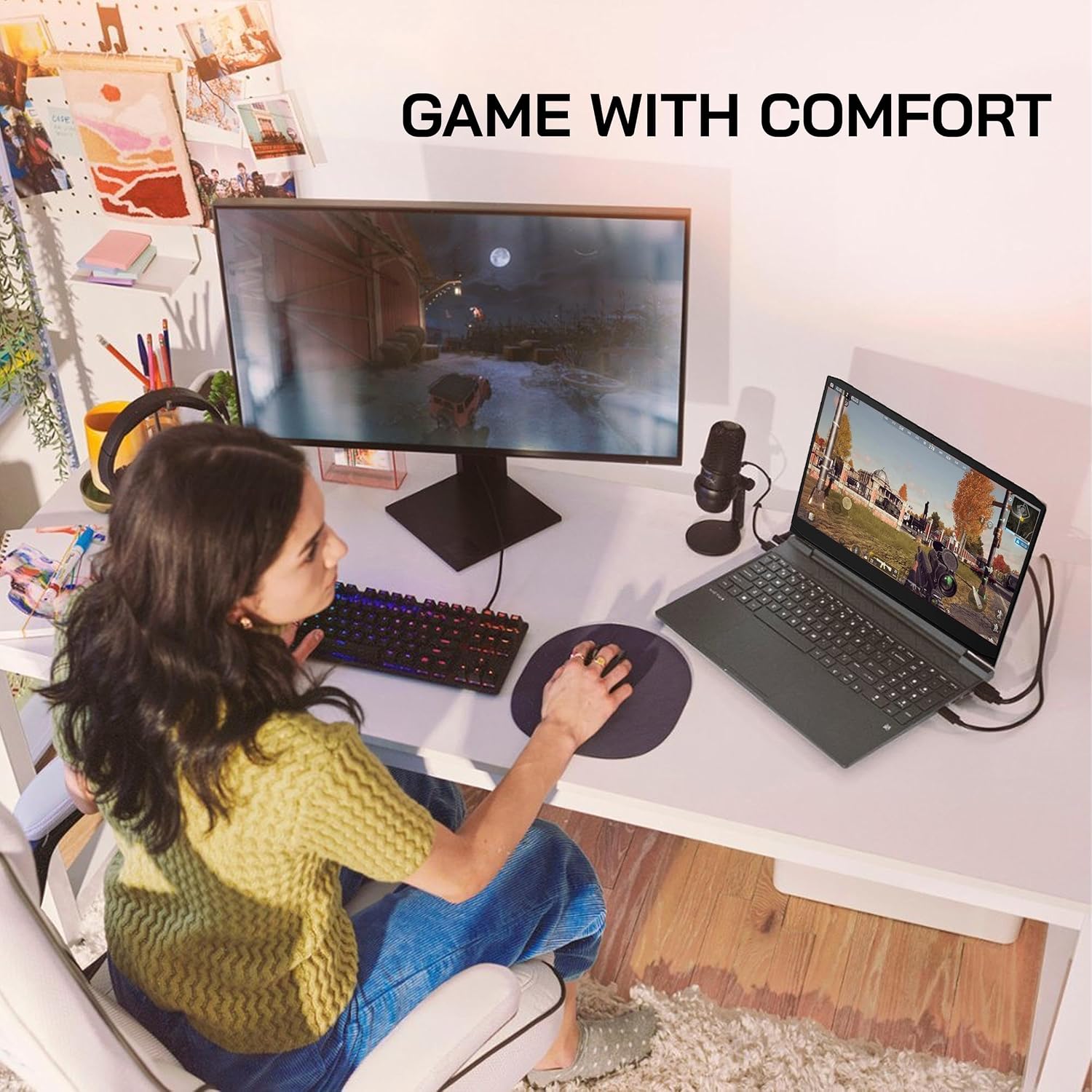 Lenovo IdeaPad Gaming 3 15.6' FHD 120Hz Laptop, AMD Ryzen 5 5600H, 16GB RAM, 1TB SSD, NVIDIA GeForce GTX 1650, Backlit Keyboard, Wi-Fi, Bluetooth, Black, Win 11 Pro, 32GB Hotface USB Card (Renewed)