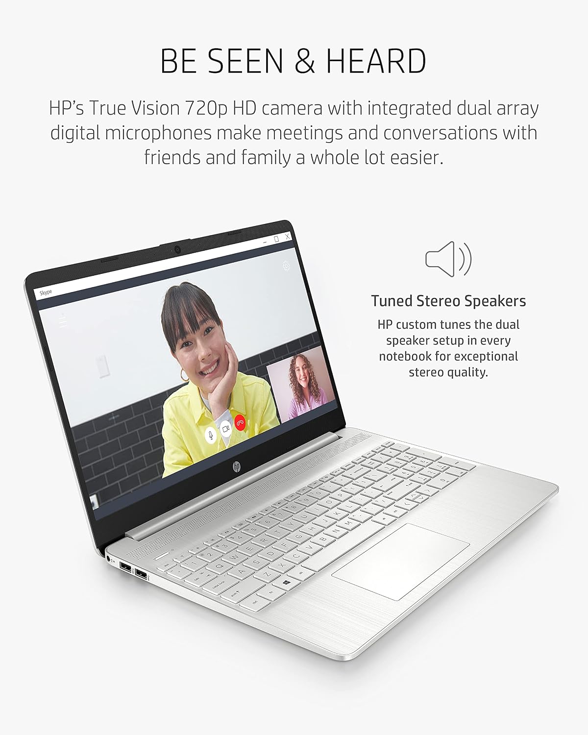 HP 15 Laptop, AMD Ryzen 3 Processor, 8 GB RAM, 256 GB SSD, 15.6' Full HD Windows 10 Home in S Mode, Lightweight Computer with Webcam and Dual Mics, Work, Study, & Gaming (15-ef1050nr, 2021)