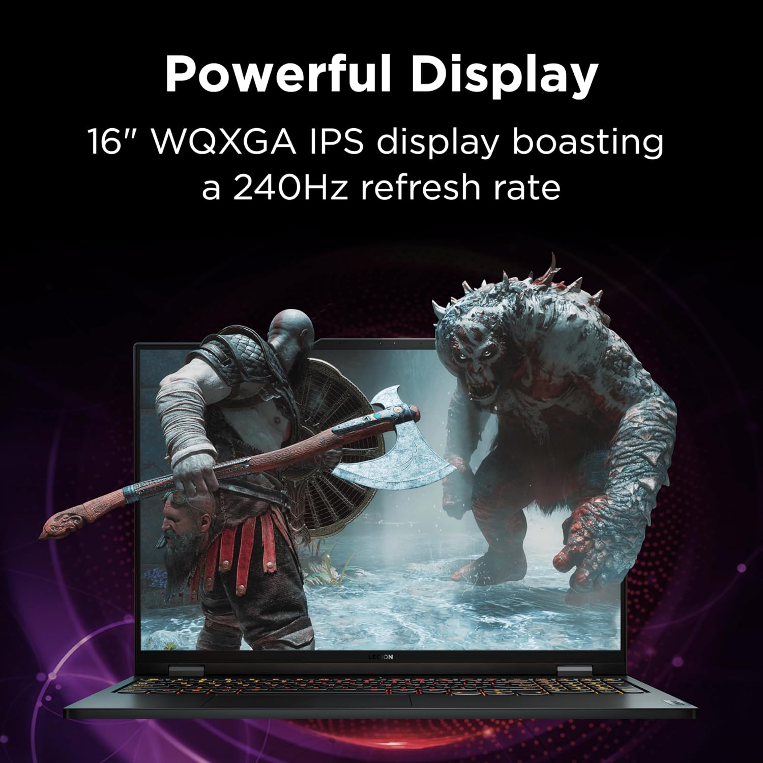 Lenovo Legion Pro 7 Gaming Laptop, NVIDIA® GeForce RTX™ 4080 12GB GDDR6, 16' WQXGA Display, AMD Ryzen 9 7945HX, 32GB RAM, 1TB SSD, 2560x1600 px, Windows 11, Onyx Grey