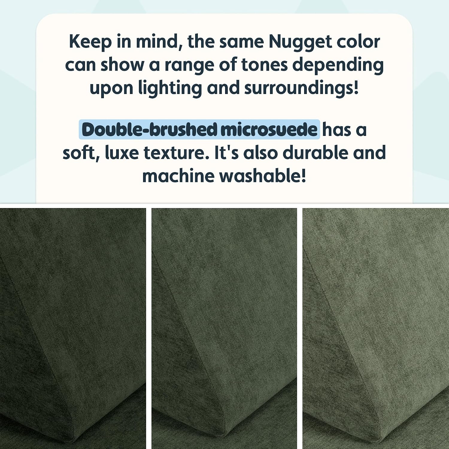 Nugget - The Original Play Couch for Kids - Modular Foam Children's Sofa for Playroom, Imagination, & Creative Open Ended Play - Washable & Convertible Playroom Furniture, Willow