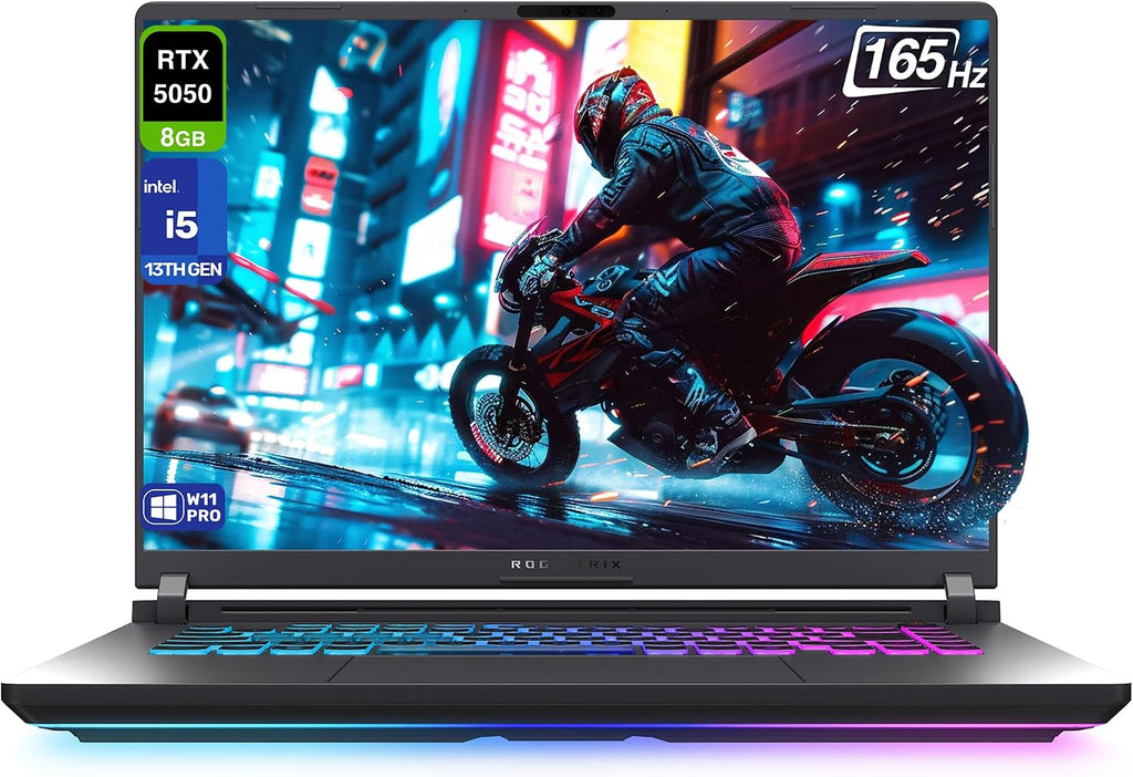 ASUS ROG Strix G16 Gaming Laptop, Intel i5-13450HX, 32 GB DDR5 RAM, 1 TB PCIe SSD, 16' FHD+ (1920x1200) Display, Nvidia G-Force RTX 5050, 4-Zone RGB Keyboard, W11 Pro, Eclipse Gray