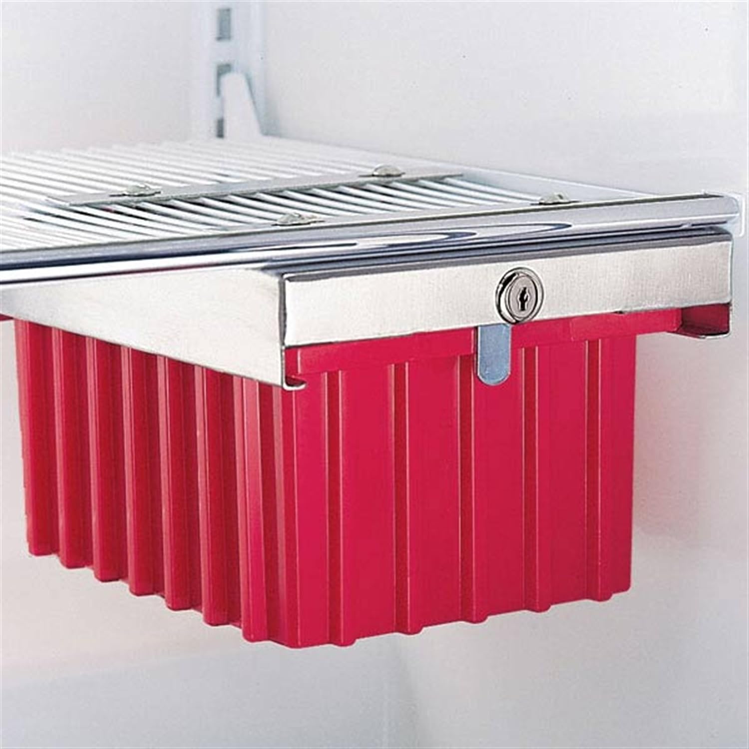 Refrigerator Medical Lock Box OD: 8.5'W x 11.75'D x 5'H ID: 6.4'W x 9.2'D x 3.4'H