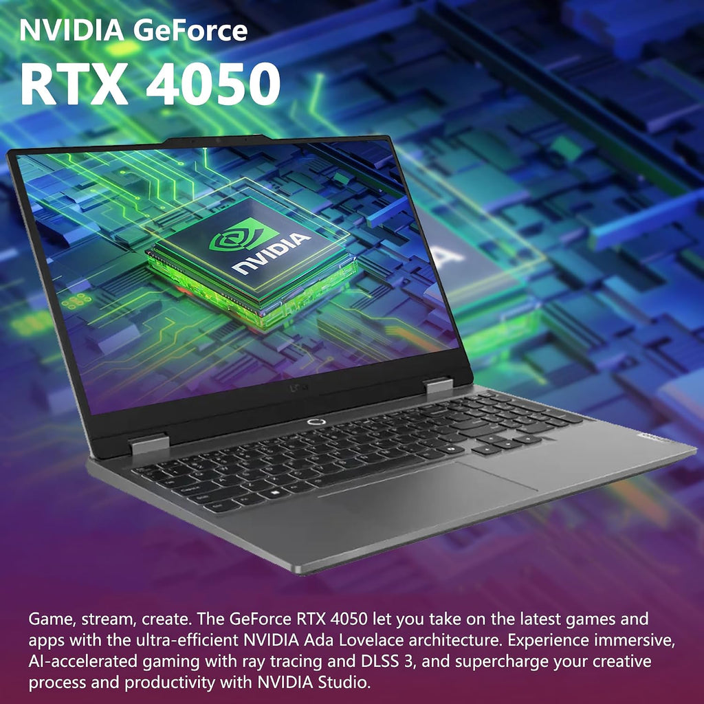 Lenovo LOQ Gaming Laptop | 15.6' FHD IPS 144Hz (100% sRGB G-SYNC) | AMD Ryzen 5 7235HS | 32GB DDR5 2TB SSD | NVIDIA GeForce RTX 4050 6GB | Backlit Wi-Fi 6 Privacy Camera Win11 w/DLCA Accessory