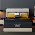 10 Inch Mattress Twin Size, Gel Memory Foam Mattress for Cooling, Medium Firm Pressure Relief, CertiPUR-US Certified, with Removable Cover