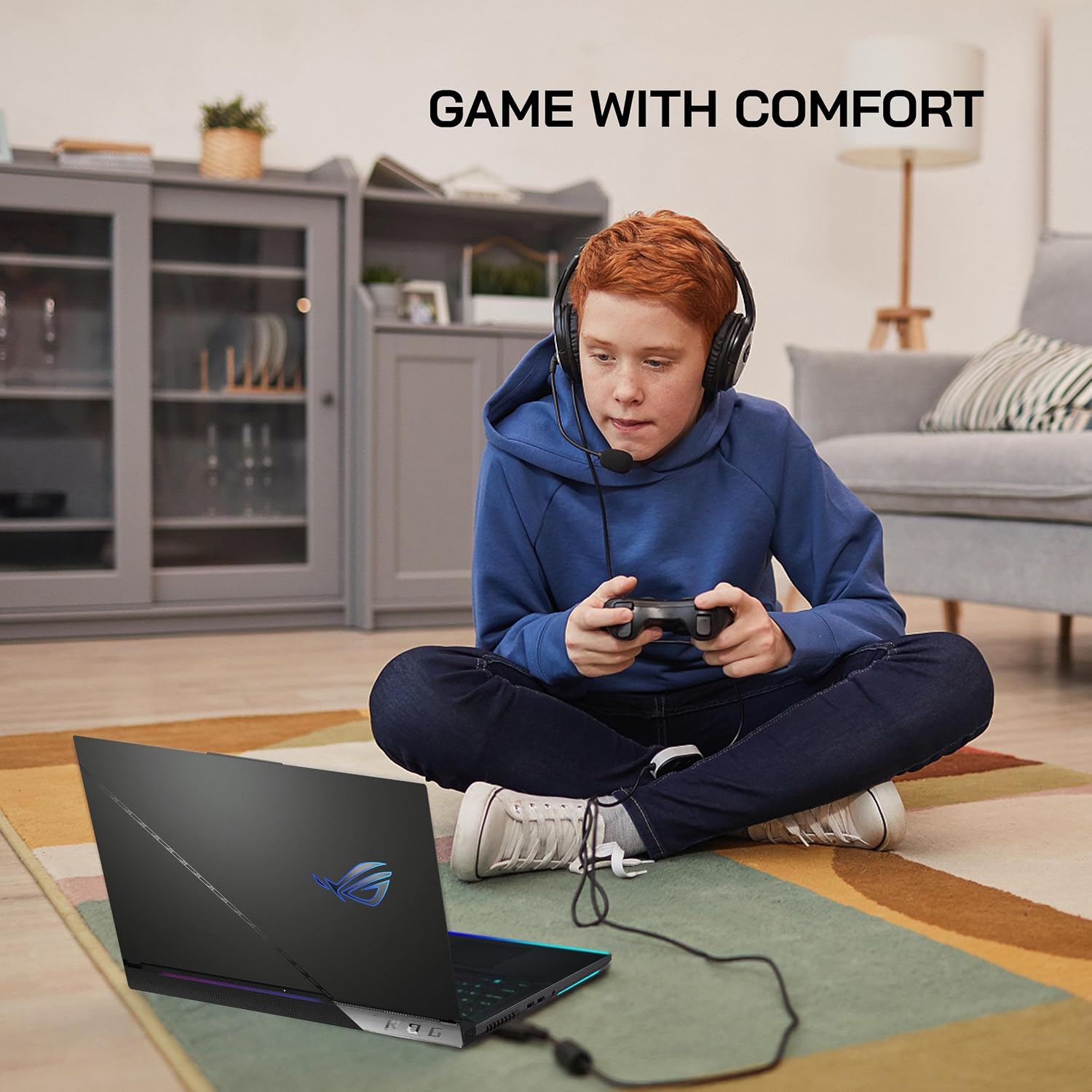 ASUS ROG Strix G17 17.3' QHD 240Hz Gaming Laptop, AMD Ryzen 9 7845HX, GeForce RTX 4060, 32GB DDR5 RAM, 2TB PCIe SSD, 4-Zone RGB Backlit Keyboard, WiFi 6E, Win 11 Pro, Gray, 32GB USB Card (Renewed)
