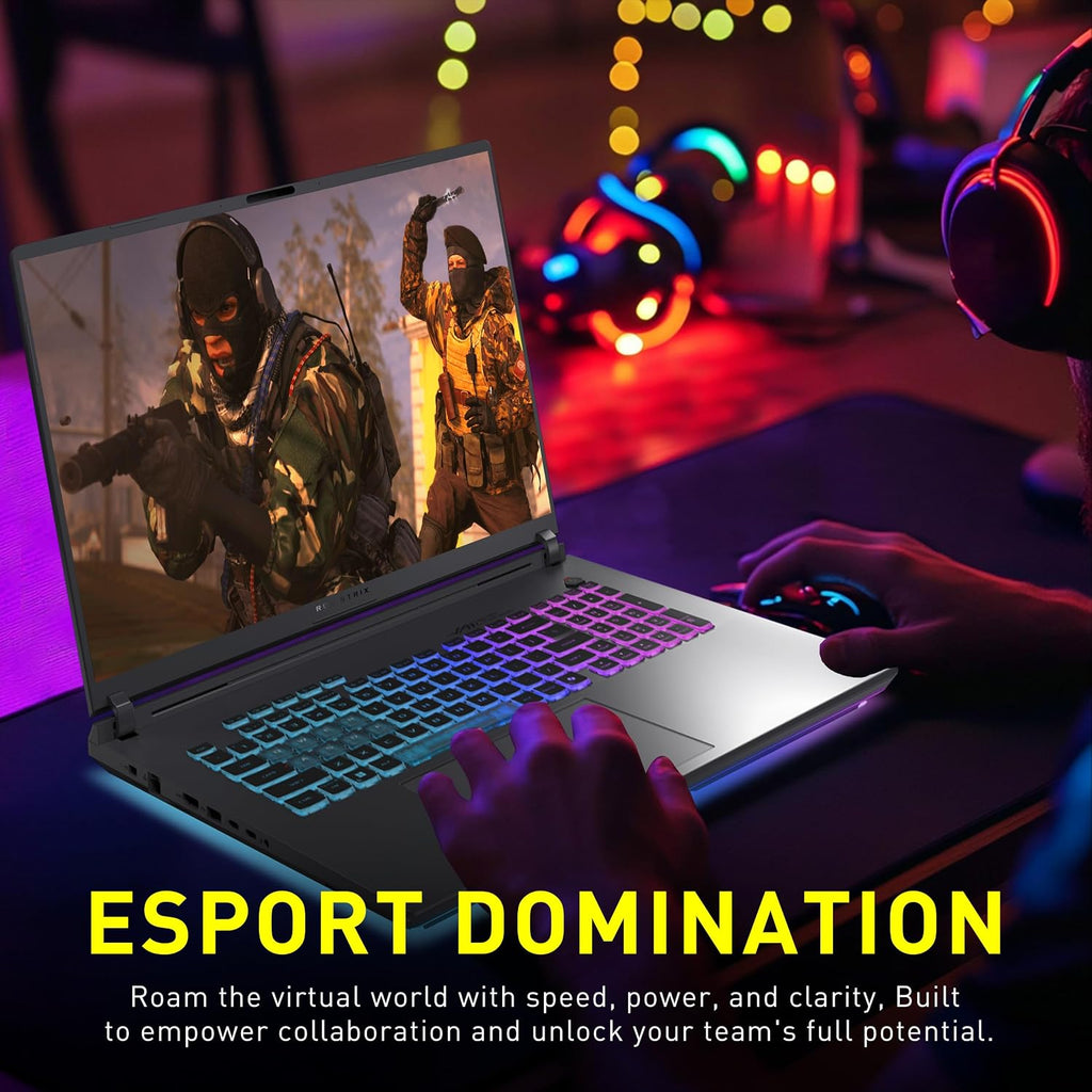 ASUS ROG Strix G18 18' WQXGA 240Hz Gaming Laptop, GeForce RTX 5070 8GB, Intel Ultra 9 275HX, 64GB DDR5, 3TB Storage (2TB SSD + 1TB Docking Station Set), Backlit Keyboard, IR Camera, Win 11, Gray