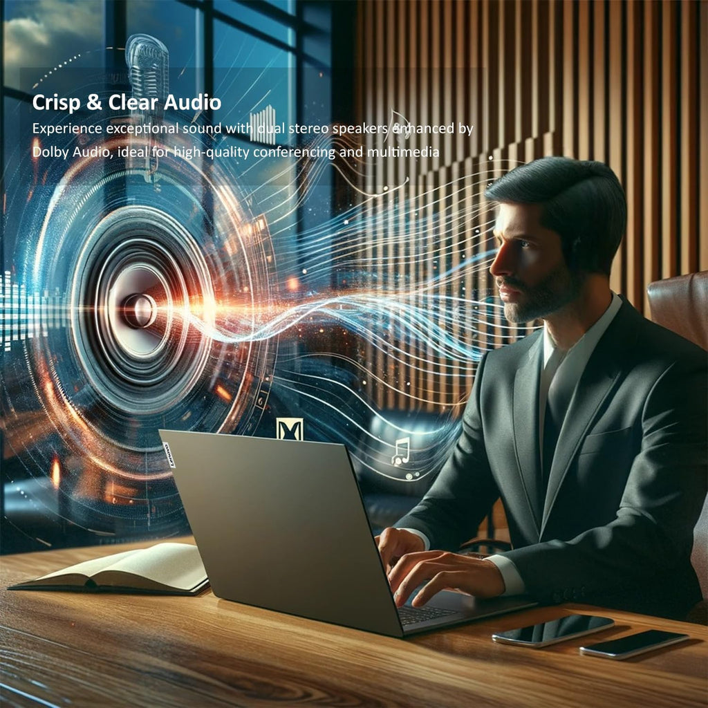 Lenovo 15.6' Business Laptop | 16GB RAM | 1.5TB Storage (1TB SSD & 512GB External Storage) | AMD Ryzen 5 7520U(Beats i7-1165G7) | USB-C | HDMI | Ethernet Port | Win 11 Pro | w/WOWPC Bundle