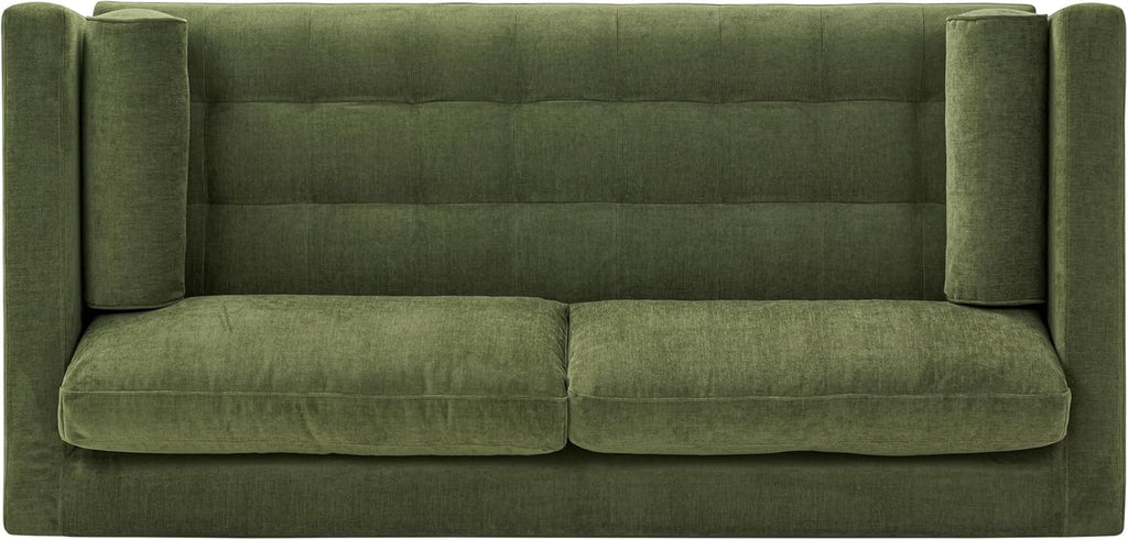 Poly & BARK Napa 82' Pull-Out Sofa Bed – Upholstered Sleeper Sofa with Storage Console and Hidden Mattress – Stylish Sofa Bed for Guest Rooms, Apartments, Living Rooms and More