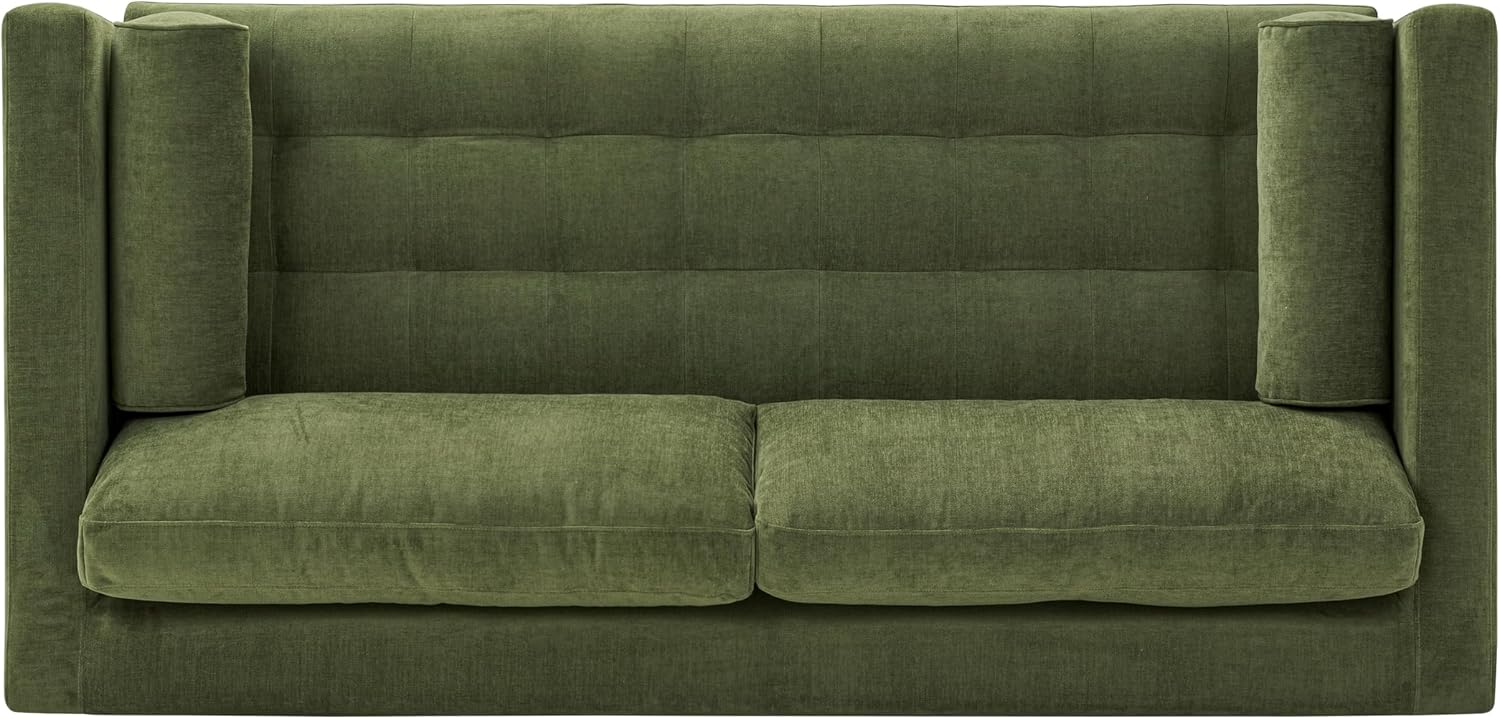Poly & BARK Napa 82' Pull-Out Sofa Bed – Upholstered Sleeper Sofa with Storage Console and Hidden Mattress – Stylish Sofa Bed for Guest Rooms, Apartments, Living Rooms and More