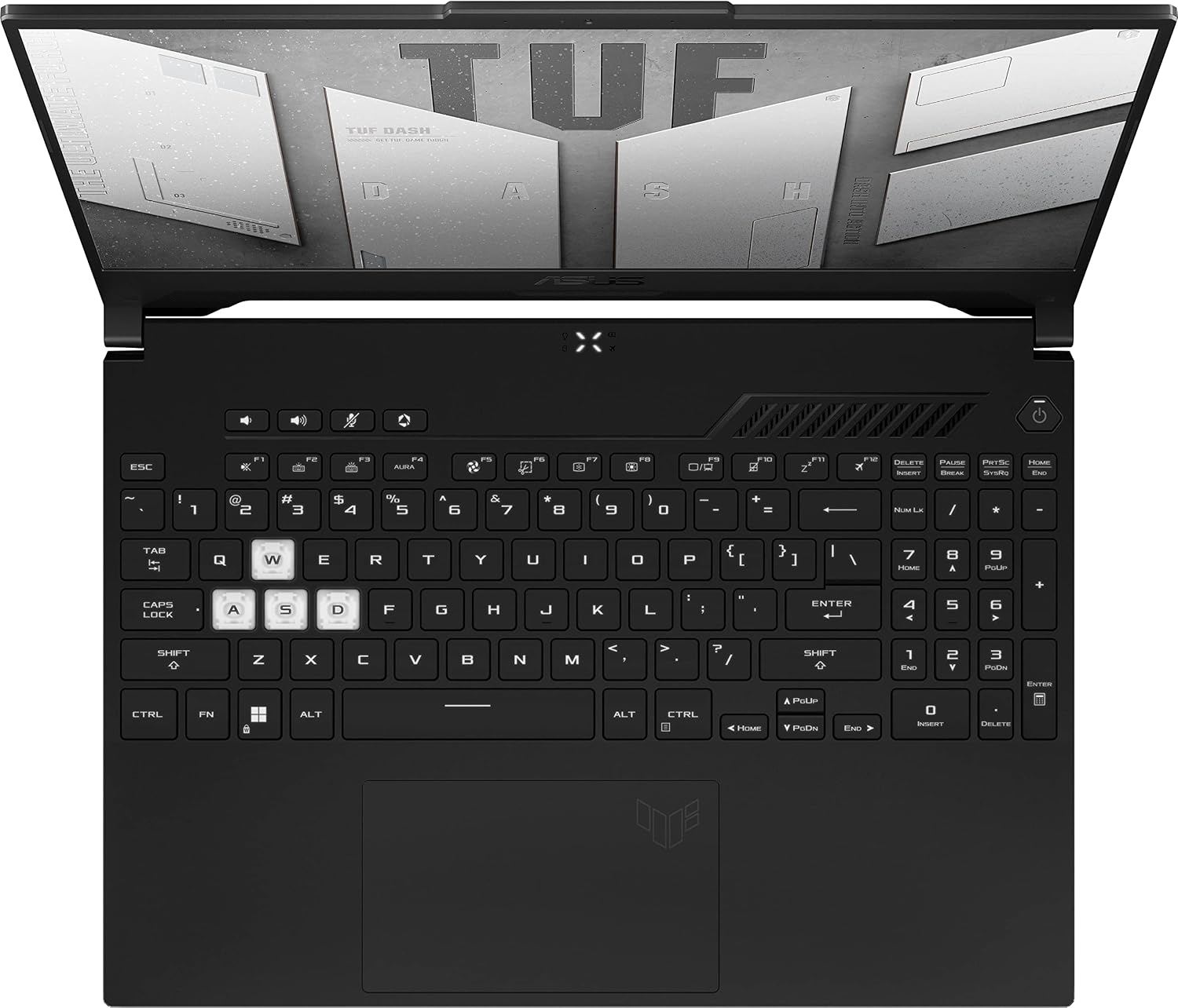 ASUS TUF Dash FX517ZR Gaming Laptop (Intel i7-12650H 10-Core, 32GB DDR5 4800MHz RAM, 1TB PCIe SSD, RTX 3070, 15.6' 144 Hz Full HD (1920x1080), WiFi, Win 11 Home) Refurbished (Renewed)