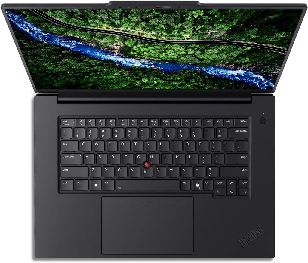 Lenovo ThinkPad T1g Gen 8, AI Laptop, Intel Ultra 9 285H vPro (5.4 GHz), 16' 4K (3840 x 2400) 800 nits, 64GB DDR5, 2TB Gen5 SSD, NVIDIA RTX 5070, 5MP Camera Computer Vision, Win 11 Pro- Black
