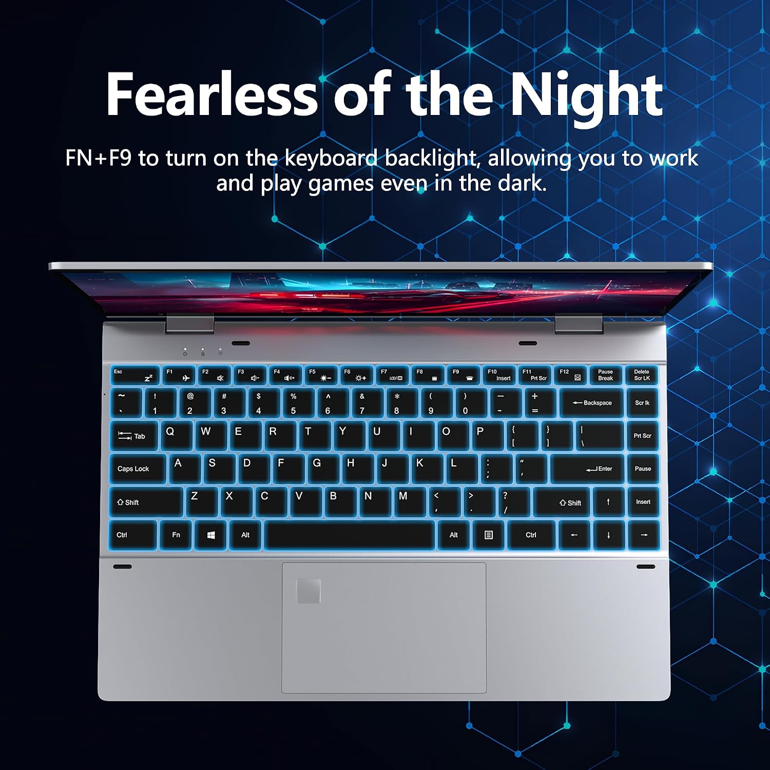 FUNYET Touchscreen Laptop Computer 2026, 14 Inch 2 in 1 Gaming Lap Top Windows 11 Pro, 16GB RAM 1TB SSD, Intel N100 Processor, Office 365, Fingerprint Unlock, Backlit Keyboard, Wi-Fi 6