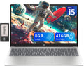 HP Pavilion 15.6' FHD IPS Laptop, Intel i5-1235U, 8GB RAM, 416GB Storage(256GB SSD + 160GB Docking Station Set), Intel Iris Xe Graphics, Num Pad, Webcam, Wi-Fi 6, Windows 11, Silver
