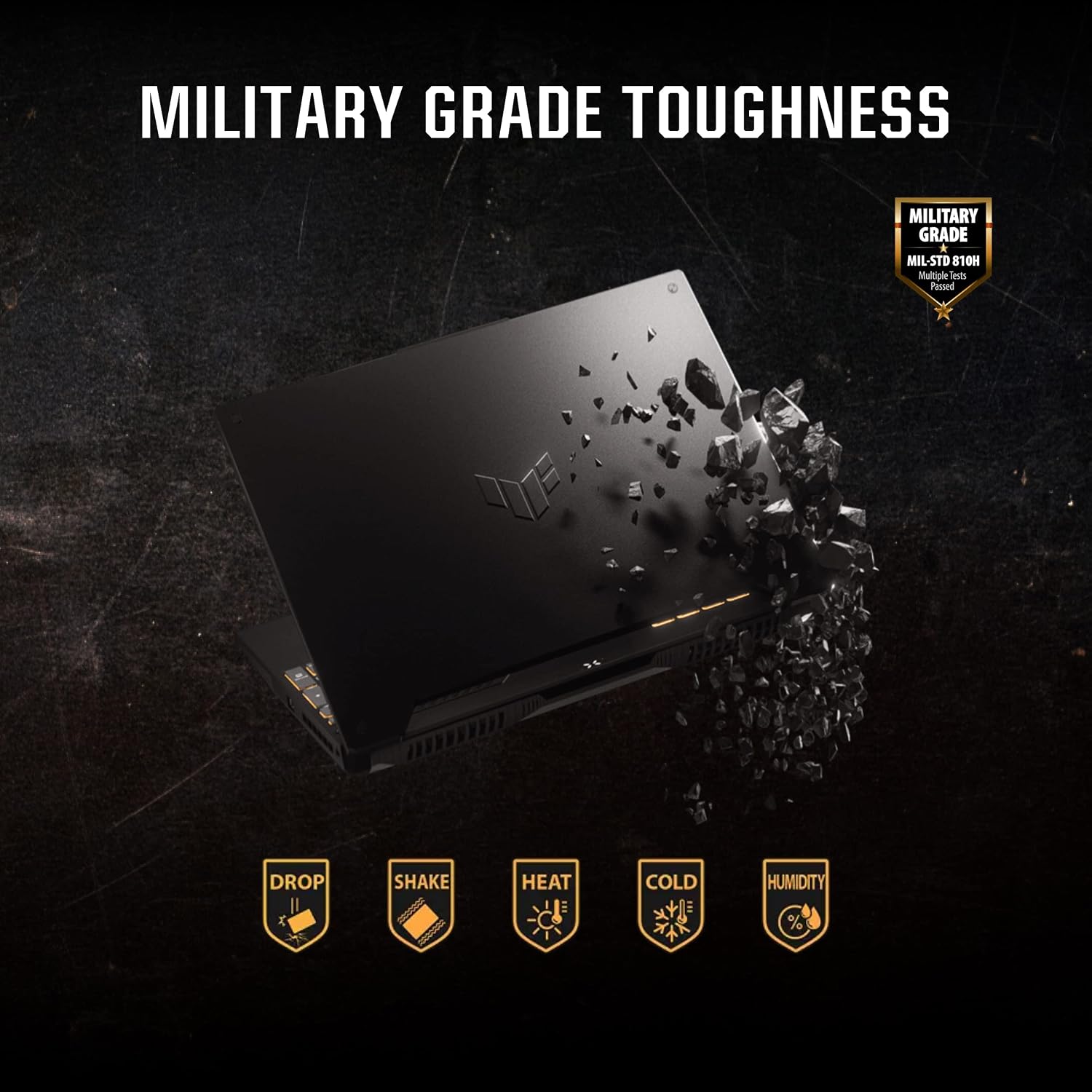ASUS TUF Gaming F15 Gaming Laptop, 15.6' 144Hz FHD IPS-Type Display, Intel Core i7-11800H Processor, GeForce RTX 3050 Ti, 16GB DDR4 RAM, 512GB PCIe SSD, Wi-Fi 6, Windows 11 Home, FX506HEB-IS73