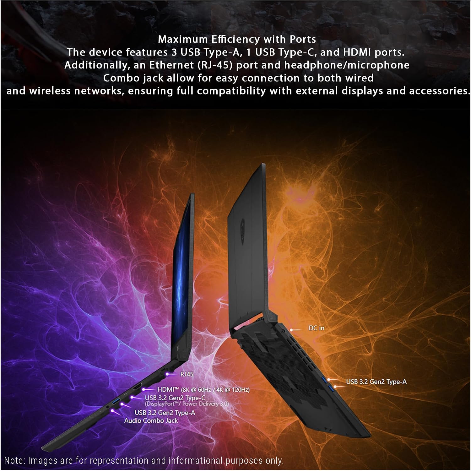 msi Katana 15 HX Gaming Laptop, Intel i7-14650HX, 48 GB DDR5 RAM, 2 TB PCIe SSD, 15.6' QHD (2560x1440) 165Hz Display, Nvidia G-Force RTX 5070, 4-Zone RGB Keyboard, W11 Pro, Black