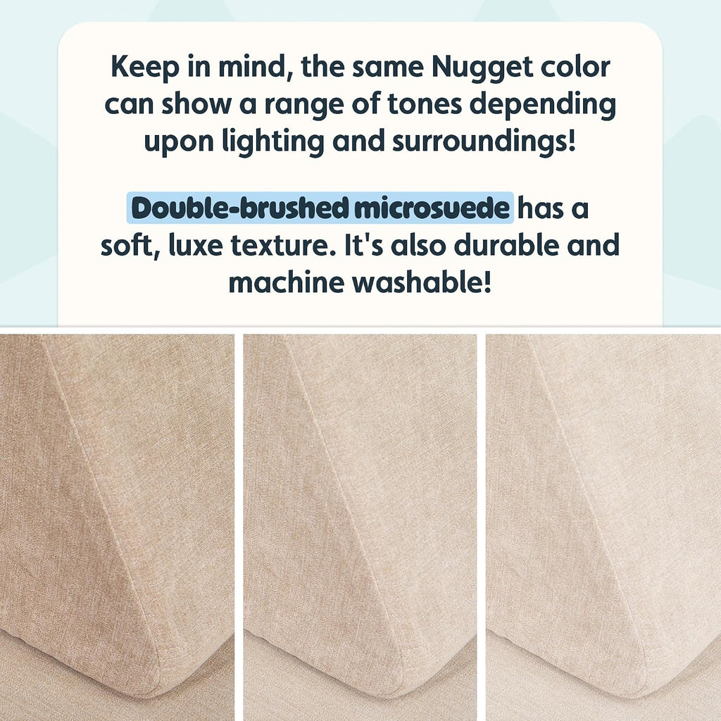 Nugget - The Original Play Couch for Kids - Modular Foam Children's Sofa for Playroom, Imagination, & Creative Open Ended Play - Washable & Convertible Playroom Furniture, Dunebuggy